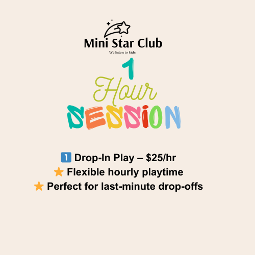 Mini Star Club 1 hour session
