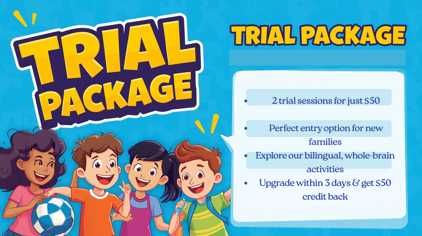 $50 -🎓 Trial Package – 试课配套